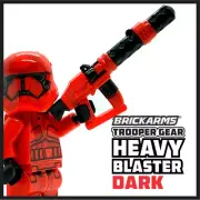 BrickArms Trooper Gear DARK HEAVY BLASTER for Minifigs -FWMB-10 - NEW