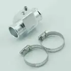 Gauge Radiator Hose Adapter Joint Pipe Sensor NEW 32MM Silver Water Temperature