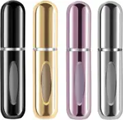 Portable Mini Refillable Perfume Atomizer Bottle Spray, Scent Pump Case for Trav