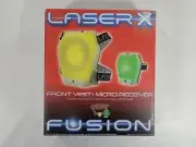 Laser X Fusion Front Vest & Micro Receiver W/Hit Shield New Sealed Box!