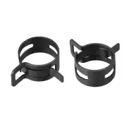 Steel Band Clamp 20mm Hose Tube Spring Clips Clamp Black Manganese Steel 10Pcs