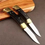 Folding Wood Handle Traditional Pocket Knives Gentlemans Hunting Bushcraft Knife