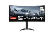 Lenovo G34W-30 34" UWQHD 165Hz Curved Gaming Monitor