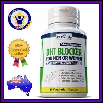 DHT BLOCKER Advanced Hair Formula STIMULATE GROWTH Anti Loss Natural Supplement