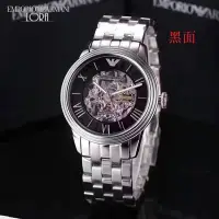 在飛比找Yahoo!奇摩拍賣優惠-Armani亞曼尼 AR男士 手表 腕錶潮流時尚 自動機械鏤