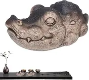 HELVES Alligator Statues,Alligator Shape Statue Animal Figures - Indoor Decoration for Vitality and Vigor for Bedroom, Study Room, Living Room