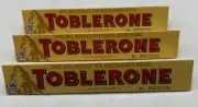 TOBLERONE Swiss Milk Chocolate Honey & Almond Nougat 3 bars of 3.52oz FAST SHIP