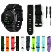 Silicone Watch Band Sports Wristband Strap For Garmin Fenix 5 5X 5S GPS Watch