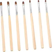FRCOLOR Diy Manicure Kit 7pcs Nail Art Clean up Brush Pen Nail Polish Removal Brush Set