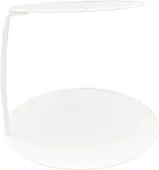 ANGYGH 1PC Top 5.9'' High 5.9'' Base 7.87'' White Metal Cake Stand Floating Cake Separator Stand for Wedding Birthday Party Cake Decorations