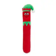 Guru Holiday Fry Guys Happy Interactive Play Dog Squeaker Toy Large