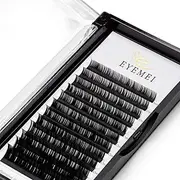 (0.15D 9-15mm) - D Curl Eyelash Extensions 0.15mm Eyelash Extensions Faux Mink Eyelash Extensions Fake Lash Extensions Individual 9-15mm Mixed Tray Salon Perfect Use by EYEMEI
