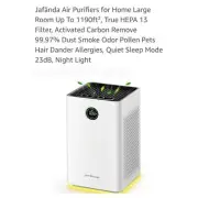 Jafanda New Air Purifier smart wifi Compact but powerful Hepa 13 White #5045