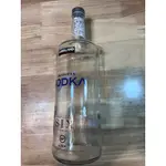 乾淨伏特加VODKA空瓶1750ML 醃漬 裝置 填充 空罐 食用 實用 生活 小物 發酵