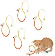 Cat Rope Toys, 4 Cotton Rope Cat Toys (for Indoor Cats), Handmade Pet Chew Toys