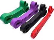 Pull Up Resistance Bands Set of 4 Pull Up Bands for Men and Women, Assistance Band for Exercise for Resistance Training Powerlifting, Home Fitness, Gyms, Mobility Home Fitness, with Carrying Bag