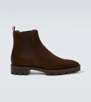 [Christian Louboutin] Christian Louboutin Alpinosol suede ankle boots AU 9 brown