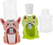 2pcs Water Dispenser Fountains Drink Cute Mini Water Dispenser Lovely Cartoon Pretend Sweet Girl Home Scene Water Fountain Mini Water Fountain Educational