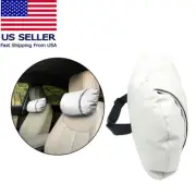 1Pcs Seat Headrest Memory Breathable Mesh White Pillow Head Neck Rest Universal