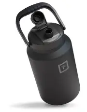 [Iron Flask] Bottle With Spout Lid 128oz/3800ml in Black