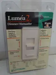 Lutron Lumea 2 Slide Dimmer Switch LT-603PH-CM Color =Cashmere - NOS NEW