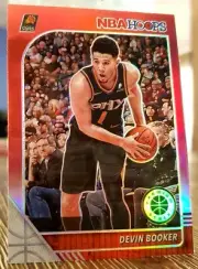 Devin Booker 2019-20 Panini NBA Hoops Premium Stock Red Prizm #149 PHOENIX SUNS