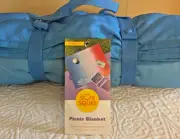 Picnic Blanket Size 60in X 72in 2024 Target Brands 100% Polyester, Red,White,Blu