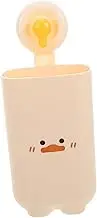 Amosfun Wall-mounted Chopsticks Holder: Suction Cup Kitchen Utensil Storage Organizer - Cartoon Hanging Spoon and Chopstick Rack for Home