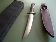 JIM BEHRING TREEMAN KNIVES 8" FIGHTING KNIFE / NS GUARD / COCOBOLO HANDLE / NEW