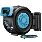 Retractable Garden Hose Reel, 65FT Portable Garden Hose with Reel, Hose Reel ...