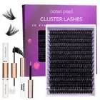 Lash Clusters 10-20mm Thick 300D Volume Eyelashes Clusters Lashes 300PCS Lash...