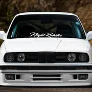 Noizzy Night Runner Car Stickers Japan Style Vinyl Reflective White for Front Windshield Truck Decal Vehicle Decor Accessories Styling- Safety and Visibility at Night
