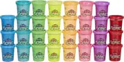 Play-Doh - Slime Mega Pack - 30x Tubs of Slime - Rainbow Colours - Ages 3+