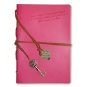 Divinity Boutique Pink Proverbs Journal with Key & Scripture Charm 5.375" x 7.5"