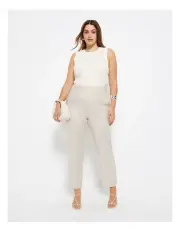 [Commonry] Tailored Linen Trouser in Flax