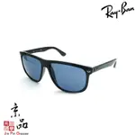 【RAYBAN】RB 4147 601/80 60MM 黑框 灰藍色鏡片 雷朋太陽眼鏡 公司貨 JPG 京品眼鏡