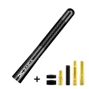 Antenne For Dacia Duster Spring Logan Sandero Carbon Fiber Antenna Car Short Antena Radio FM Metal Receiving Antenna Car Tuning Black