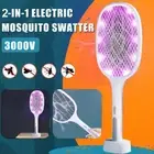 USB Bug Zapper Electric Fly Swatter Racket Mosquito Insect Killer Trapper Indoor