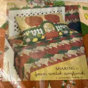 VTG Joan Walsh Anglund “Sharing” Twin Flat Sheet. NIP 1974. Utica by Stevens USA