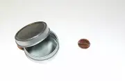 1 Oz Round Slip Lid Cover Empty Survival Craft Storage Shallow Tin Can Container