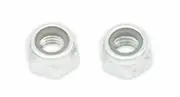 Bolt M4 Nylock Nut 7mm Head Steel 10 pieces