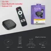 Android TV Express 8K+ Streaming Box - Ultra HD Android 13.0, 2G+16G with Voice