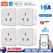 16A Smart AU Socket Plug Tuya WiFi Zigbee Voice Control for Alexa Google Home