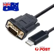 USB Type-C Thunderbolt 4 to VGA M/M Adapter Cable For Lenovo Legion Laptop Lead