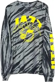 Junk Food Clothing Utah Jazz Full Court Tie-Dye Long Sleeve