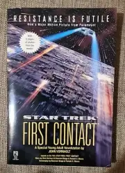 Star Trek FIRST CONTACT Resistance Is Futile paper back book