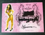 2016 Benchwarmer MARISSA IVANA Pink Archive #25 Pewter Foil Auto/10 BLAZERdancer