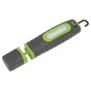 Sealey Rechargeable 360� Inspection Lamp 24 SMD & 3W SMD LED Green 2 x Lithium-i