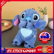 Blue Stitch Breathing Anxiety Musical Soothing Doll Sleep Toys Plush Toy NJ