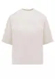 Cotton t-shirt with logo print - OFF-WHITE - Beige